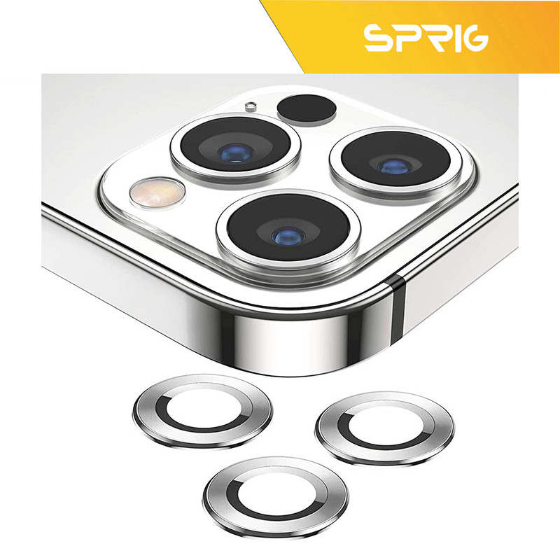 محافظ لنز دوربین رینگی اسپریگ مدل Ring Metal مناسب برای گوشی موبایل اپل Iphone 13 Pro / 13 Pro max