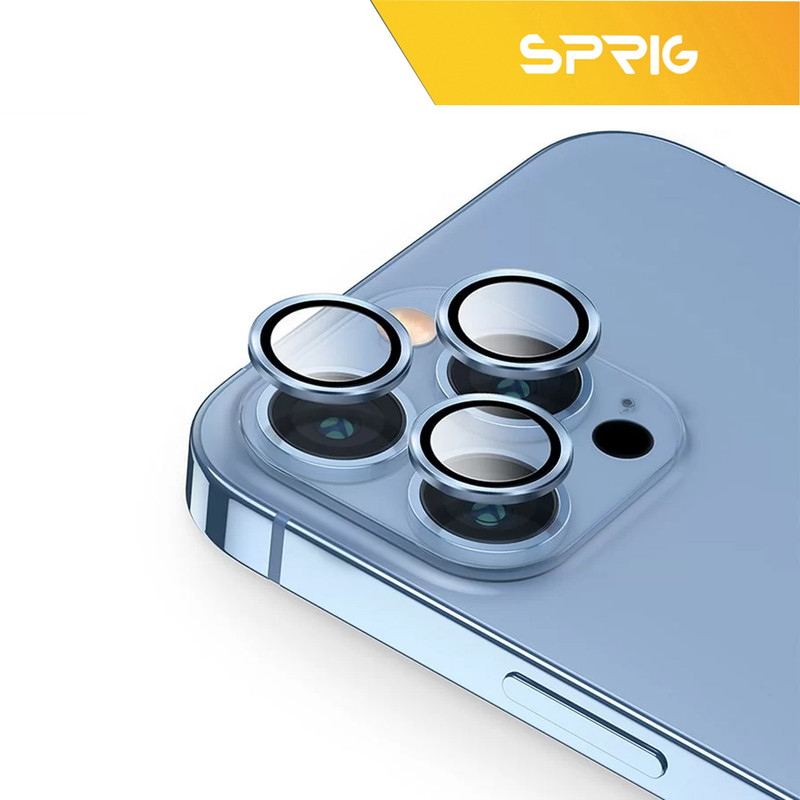 محافظ لنز دوربین رینگی اسپریگ مدل Ring Metal مناسب برای گوشی موبایل اپل Iphone 13 Pro / 13 Pro max