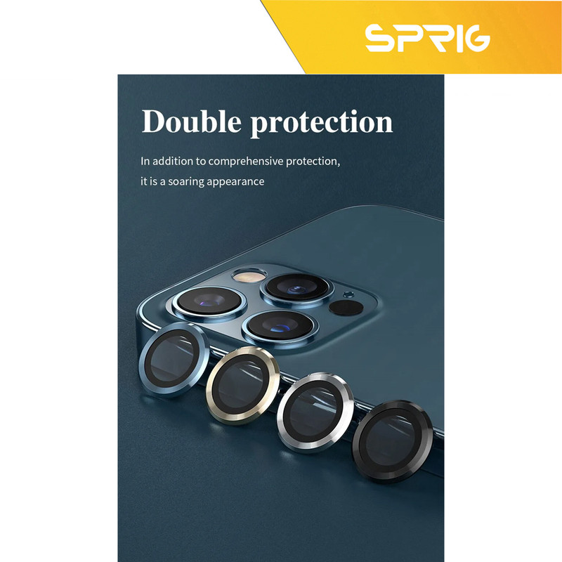 محافظ لنز دوربین رینگی اسپریگ مدل Ring Metal مناسب برای گوشی موبایل اپل Iphone 13 Pro / 13 Pro max