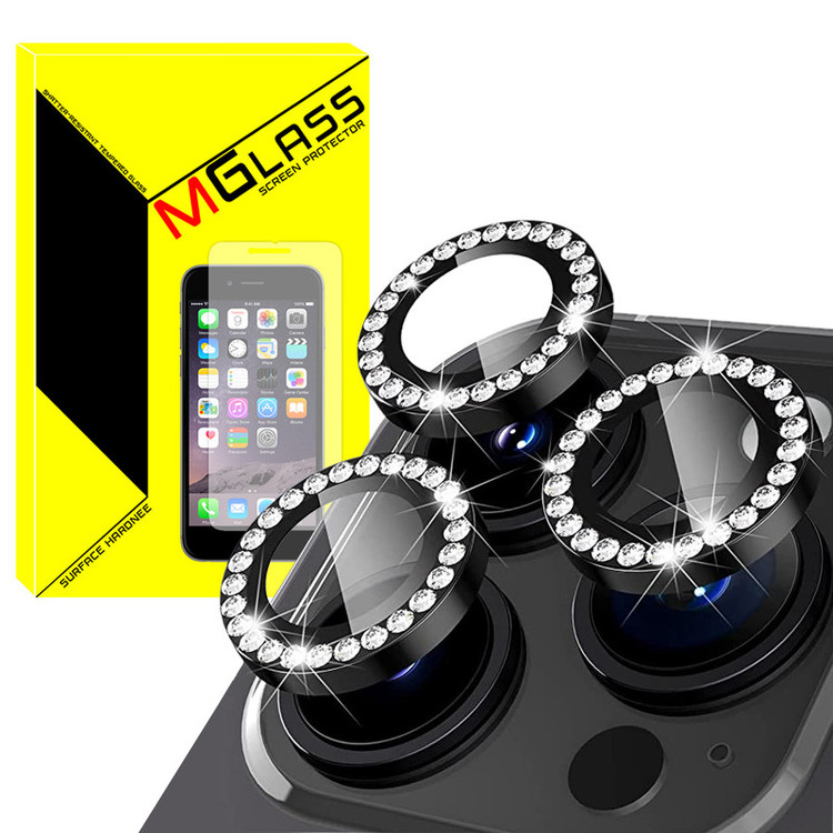 محافظ لنز دوربین امگلس مدل Ring Diamond مناسب برای گوشی موبایل اپل Iphone 13 Pro / 13 Pro max