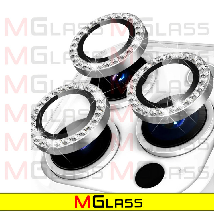 محافظ لنز دوربین امگلس مدل Ring Diamond مناسب برای گوشی موبایل اپل Iphone 13 Pro / 13 Pro max