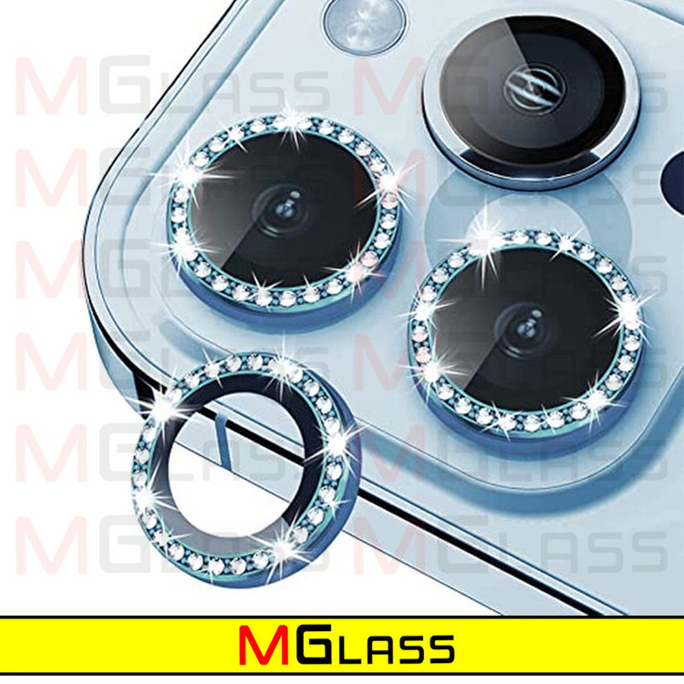 محافظ لنز دوربین امگلس مدل Ring Diamond مناسب برای گوشی موبایل اپل Iphone 13 Pro / 13 Pro max