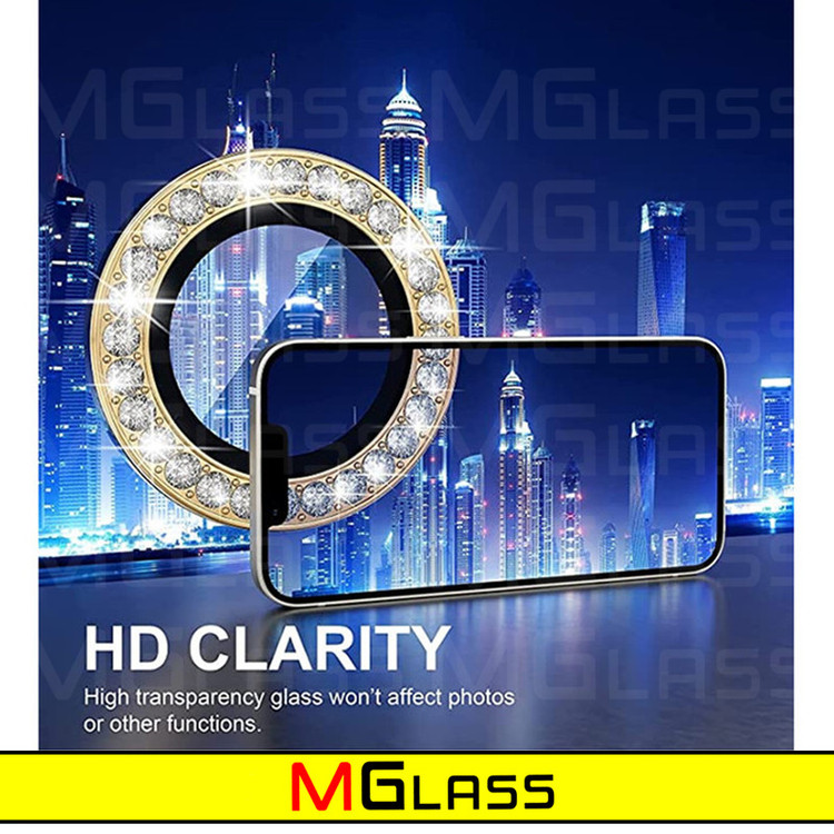 محافظ لنز دوربین امگلس مدل Ring Diamond مناسب برای گوشی موبایل اپل Iphone 13 Pro / 13 Pro max