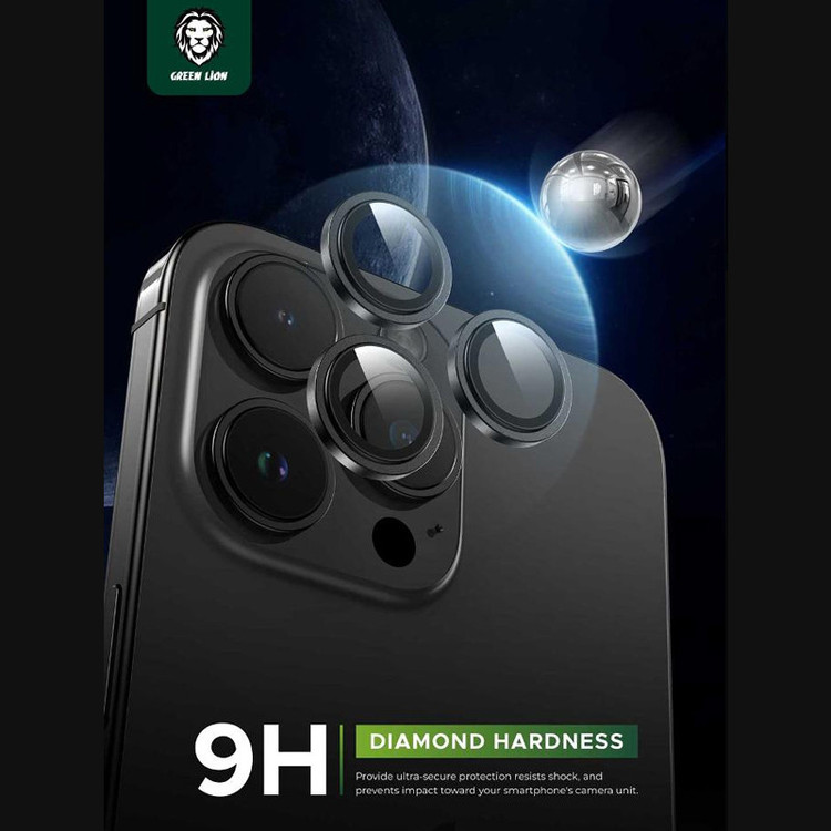 محافظ لنز دوربین گرین لاین مدل GNCMHDP15PM مناسب برای گوشی موبایل اپل iPhone 15 PRO / 15 PRO MAX
