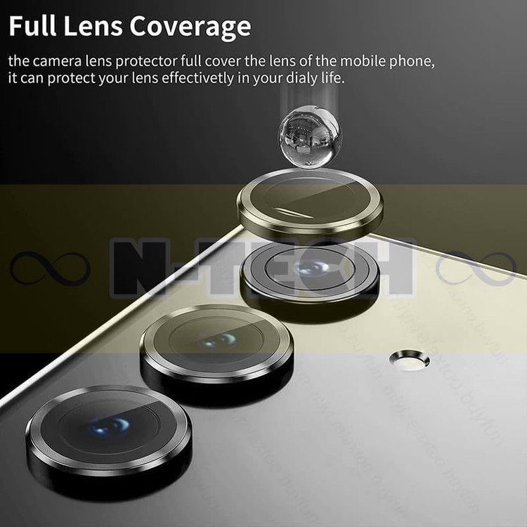 محافظ لنز دوربین انتک مدل Ring Metal Lens Protector مناسب برای گوشی موبایل سامسونگ Galaxy A35 5G