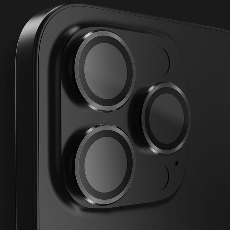 محافظ لنز دوربین انتک مدل Black Titanium مناسب برای گوشی موبایل اپل iPhone 16 Pro / 16 Pro Max