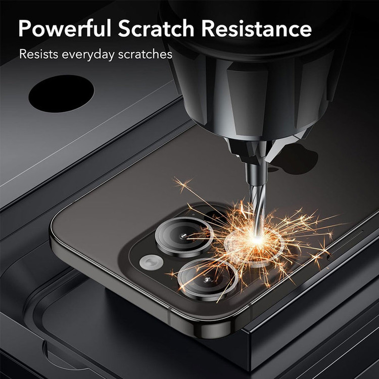 محافظ لنز دوربین انتک مدل Black Titanium مناسب برای گوشی موبایل اپل iPhone 16 Pro / 16 Pro Max