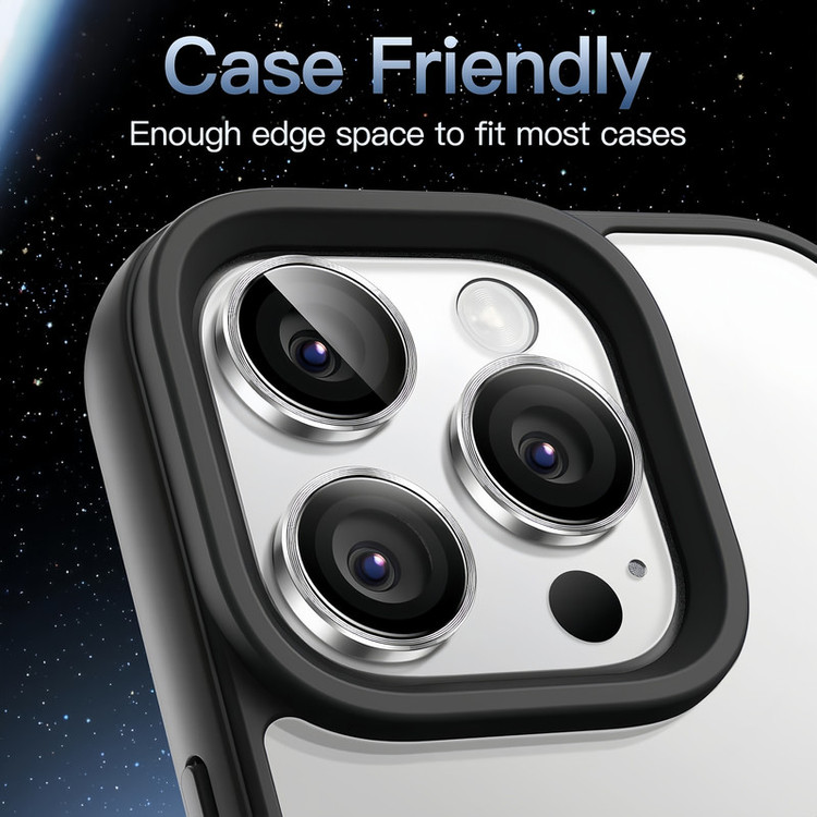 محافظ لنز دوربین چلیپا مدل Sapphire مناسب برای گوشی موبایل اپل iPhone 16 Pro / 16 Pro Max