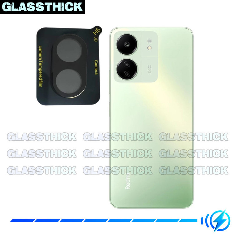 محافظ لنز دوربین گلستیک مدل 3D-GL مناسب برای گوشی موبایل شیائومی POCO C65
