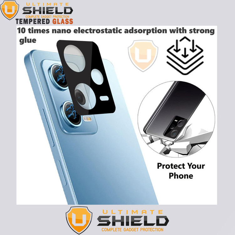 محافظ لنز دوربین آلتیمیت شیلد مدل 3D-UL مناسب برای گوشی موبایل شیائومی Redmi Note 12 Pro 5G