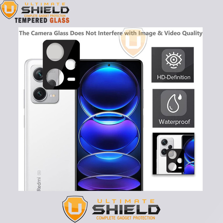 محافظ لنز دوربین آلتیمیت شیلد مدل 3D-UL مناسب برای گوشی موبایل شیائومی Redmi Note 12 Pro 5G