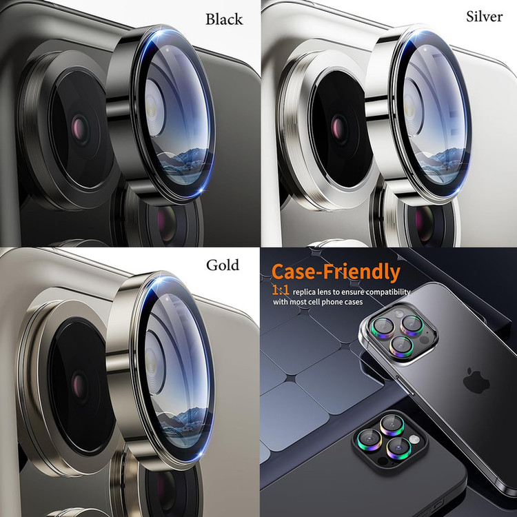 محافظ لنز دوربین دلپی مدل Redmi Ring مناسب برای گوشی موبایل اپل Iphone 15 Pro Max / 15 Pro