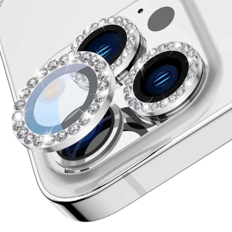 محافظ لنز دوربین تیسیکالا مدل نگین دار مناسب برای گوشی موبایل اپل IPhone 13 Pro/Pro Max