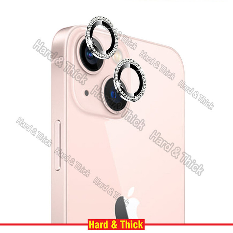 محافظ لنز دوربین هارد اند تیک مدل Shining Style Diamond مناسب برای گوشی موبایل اپل Iphone 13