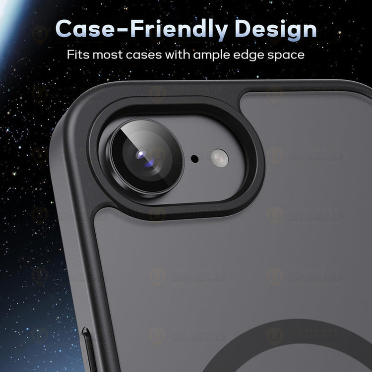 محافظ لنز دوربین فلزی آلتیمیت شیلد مدل Ring Metal مناسب برای گوشی موبایل اپل iPhone 16e