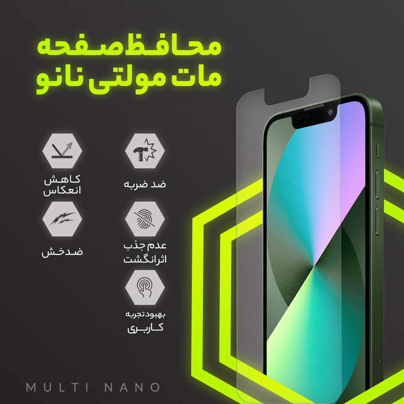 محافظ صفحه نمایش مات مولتی نانو مدل X-S2M مناسب برای گوشی موبایل هوآوی P10 Lite بسته دو عددی