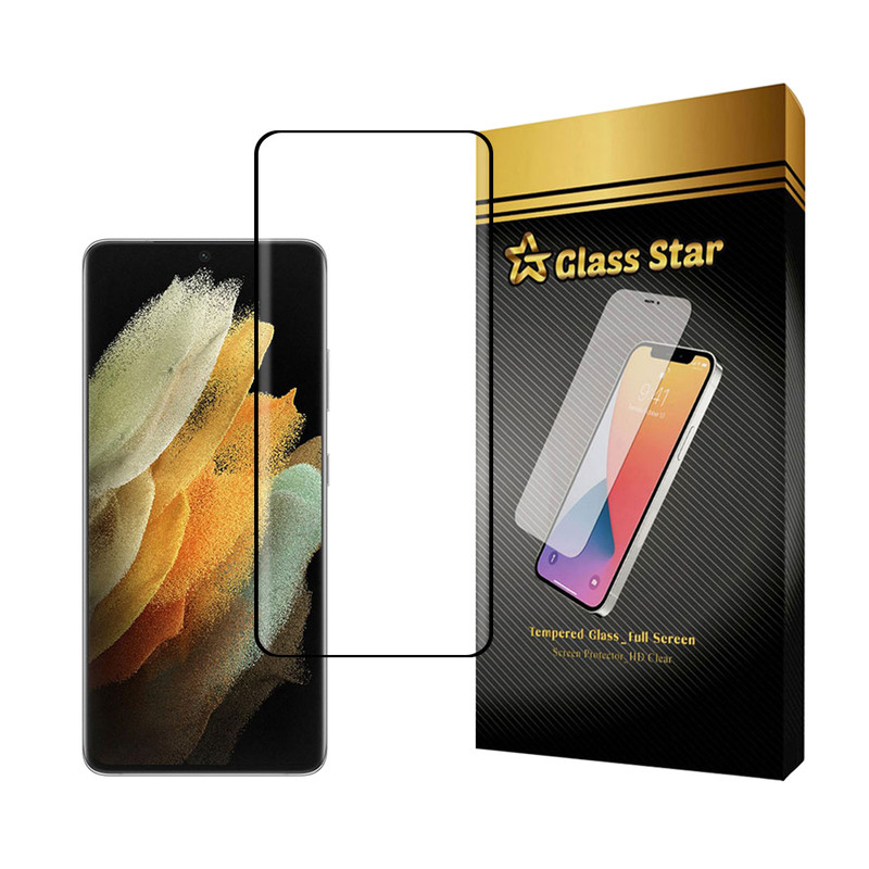 محافظ صفحه نمایش گلس استار مدل EDGNWGS مناسب برای گوشی موبایل سامسونگ Galaxy S21 Ultra 5G