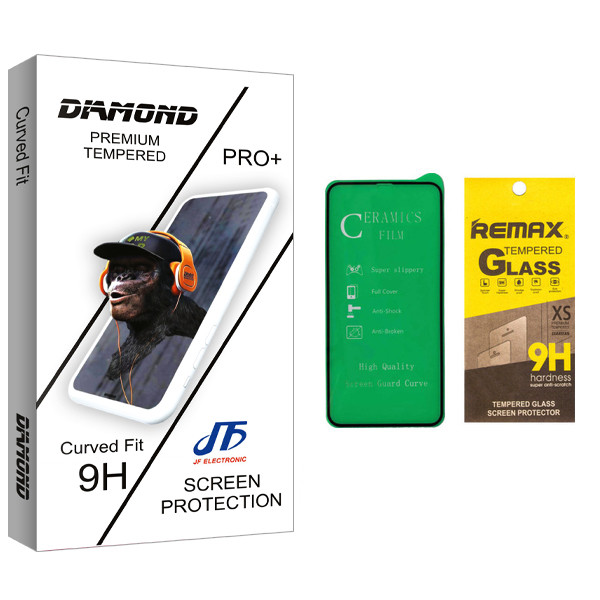 محافظ صفحه نمایش جی اف مدل Diamond glass مناسب برای گوشی موبایل اپل Iphone Xr/11