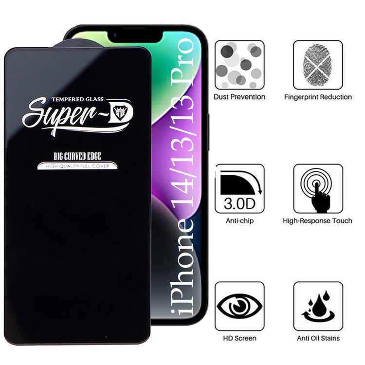 محافظ صفحه نمایش اپیکوی مدل Super 5D مناسب برای گوشی موبایل اپل iPhone 14 / 13 /13 Pro