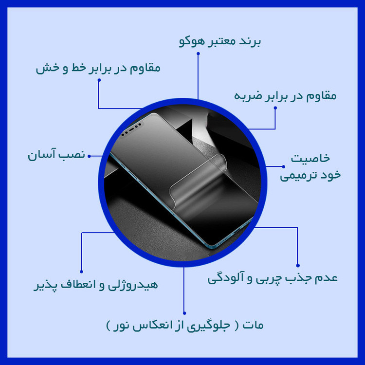 محافظ صفحه نمایش مات هوکو مدل HyMTT مناسب برای گوشی موبایل آنر Magic4 Pro