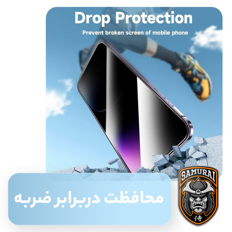 محافظ صفحه نمایش حریم شخصی مدل Private مناسب برای گوشی موبایل سامسونگ Galaxy S24 Ultra
