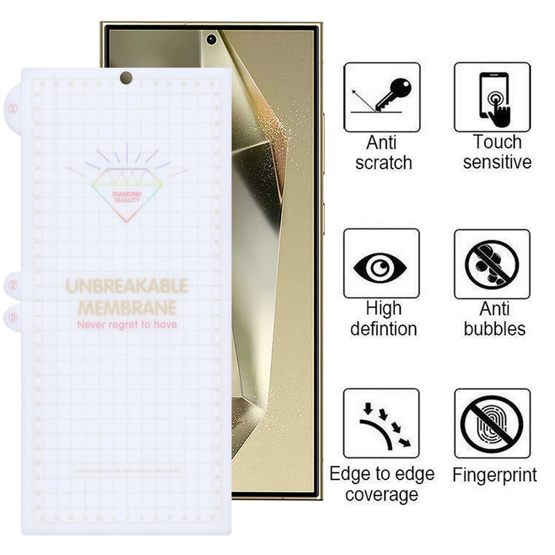 محافظ صفحه نمایش D`HARDمدل Hydrogel مناسب برای گوشی موبایل سامسونگ Galaxy S24 Ultra / S23 Ultra / S22 Ultra