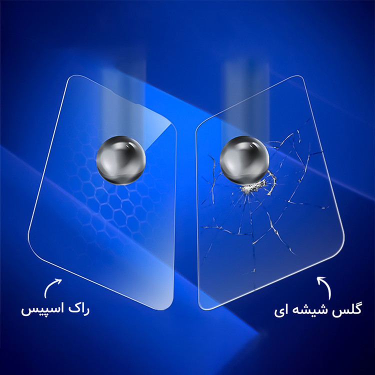 محافظ صفحه نمایش شفاف راک اسپیس مدل Resistant مناسب برای گوشی موبایل سامسونگ Galaxy S25 Ultra