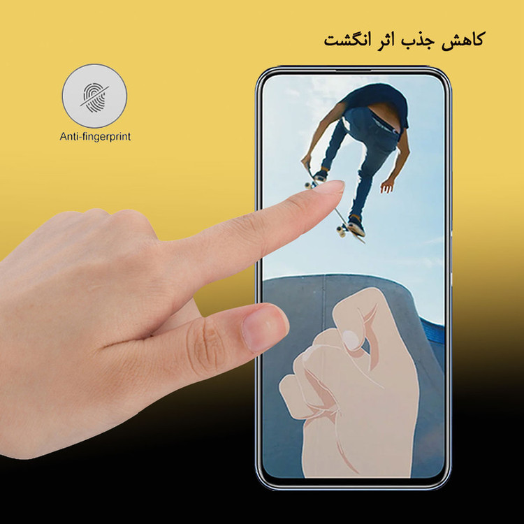 محافظ صفحه نمایش 5D هورس مدل FAG مناسب برای گوشی موبایل هوآوی Y9a