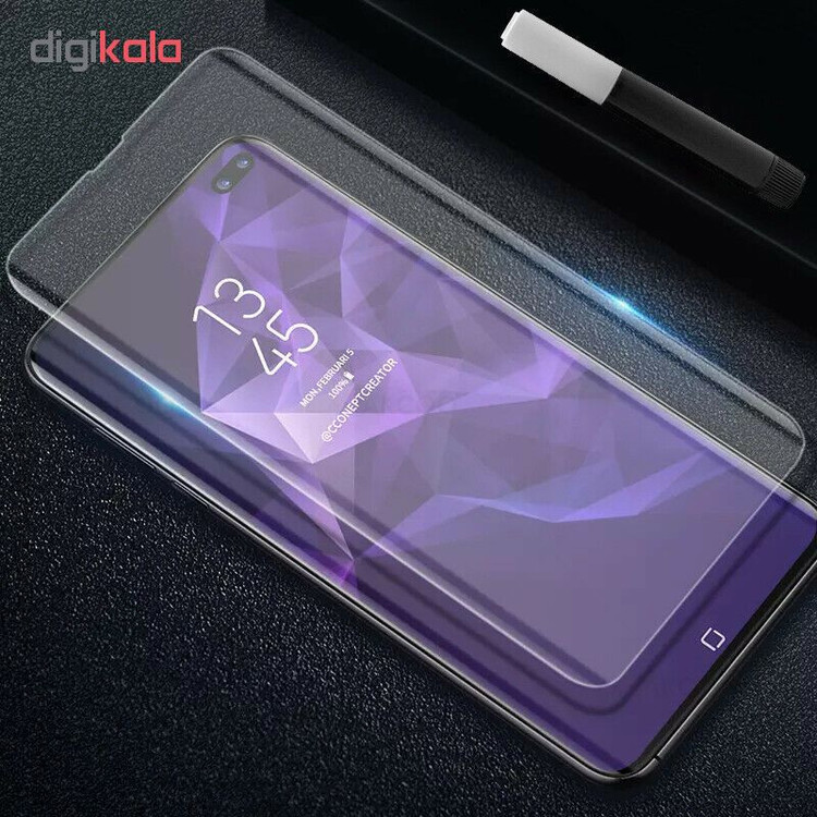 محافظ صفحه نمایش یووی لایت هورس مدل LVB مناسب برای گوشی موبایل سامسونگ Galaxy S10 Plus