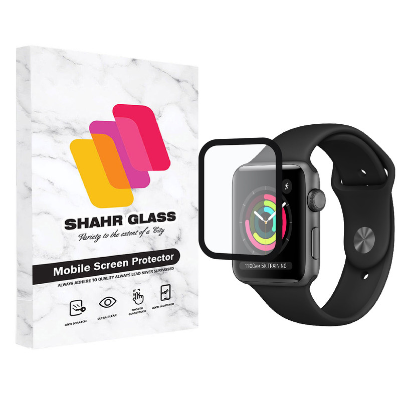 محافظ صفحه نمایش شهر گلس مدل PMMAT مناسب برای اپل واچ Watch 42mm Series 3