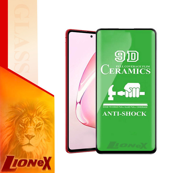 محافظ صفحه نمایش سرامیکی لایونکس مدل EDGCRLION مناسب برای گوشی موبایل شیائومی Mi Note 10