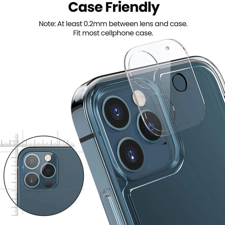 محافظ لنز دوربین هورس مدل 3DLENS مناسب برای گوشی موبایل اپل iPhone 13
