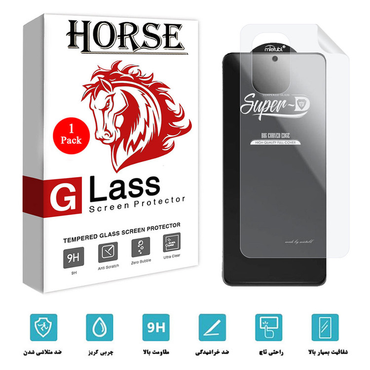 محافظ صفحه نمایش هورس مدل 2S-Glass مناسب برای گوشی موبایل شیائومی Poco F3 به همراه محافظ پشت گوشی