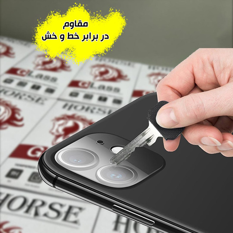 محافظ لنز دوربین هورس مدل LFUH20 مناسب برای گوشی موبایل شیائومی Redmi Note 13 pro plus 5G