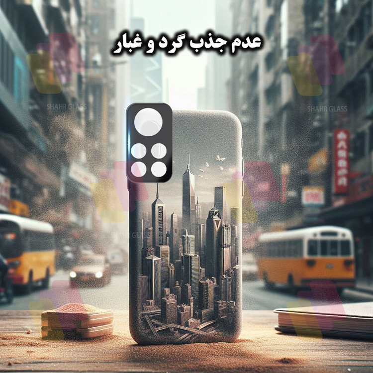 محافظ لنز دوربین شهر گلس مدل LENSFSH مناسب برای گوشی موبایل شیائومی Poco X4 Pro 5G