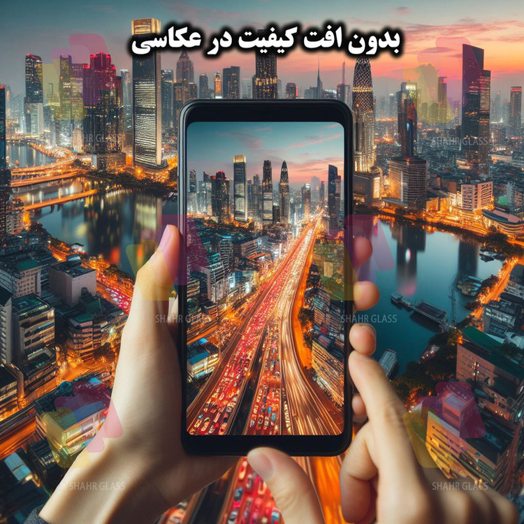 محافظ لنز دوربین شهر گلس مدل FULLENSS مناسب برای گوشی موبایل سامسونگ Galaxy S20 Ultra 4G / Galaxy S20 Ultra 5G