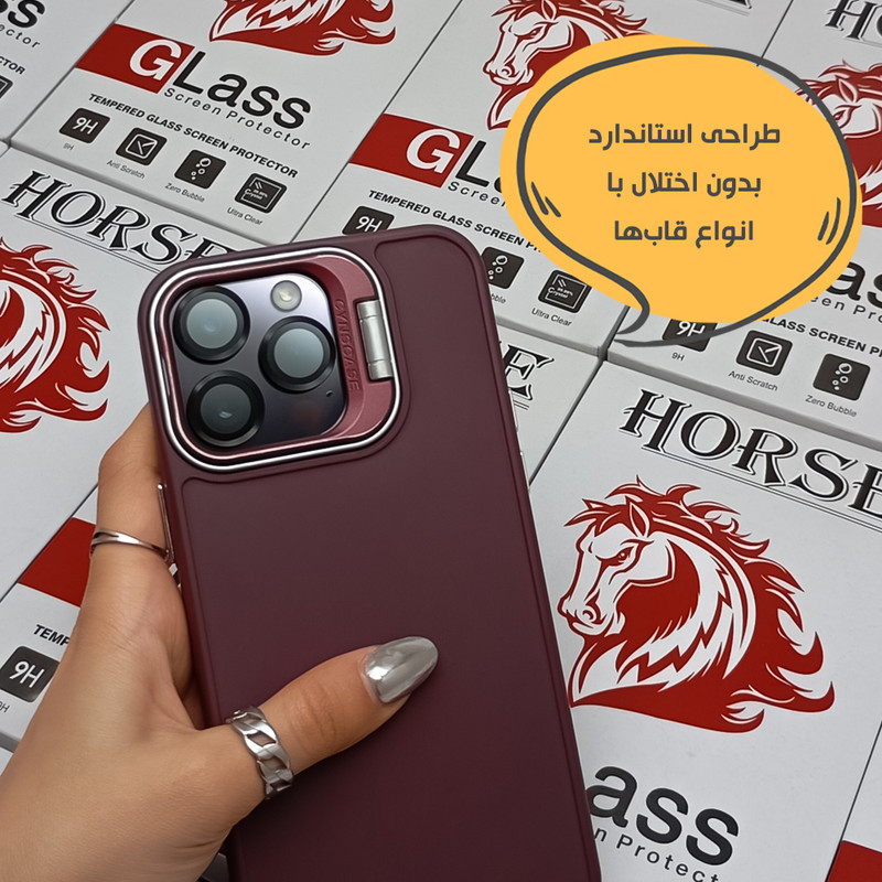 محافظ لنز دوربین هورس مدل RINGHOR مناسب برای گوشی موبایل اپل iPhone 11 Pro Max