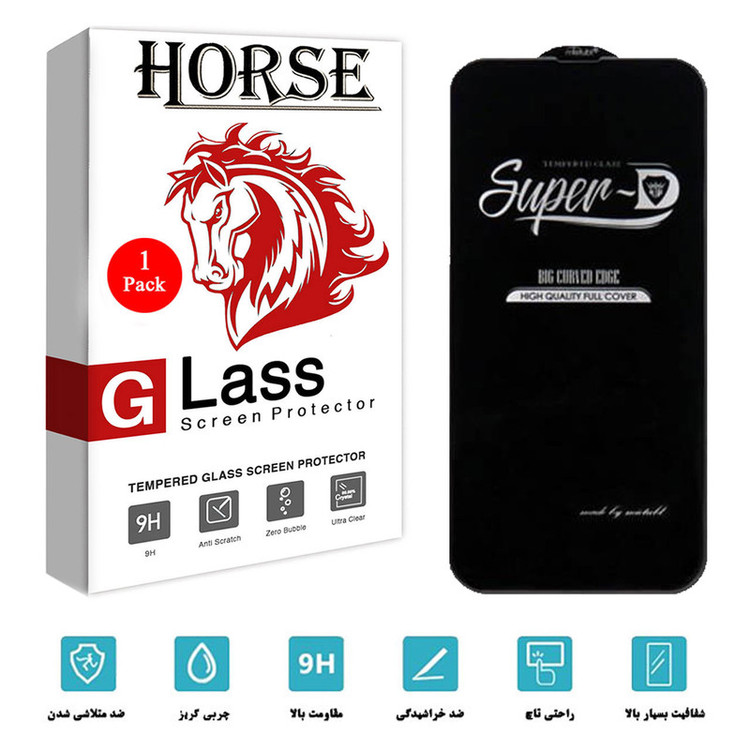 محافظ صفحه نمایش هورس مدل SUPERD مناسب برای گوشی موبایل اپل iPhone 13
