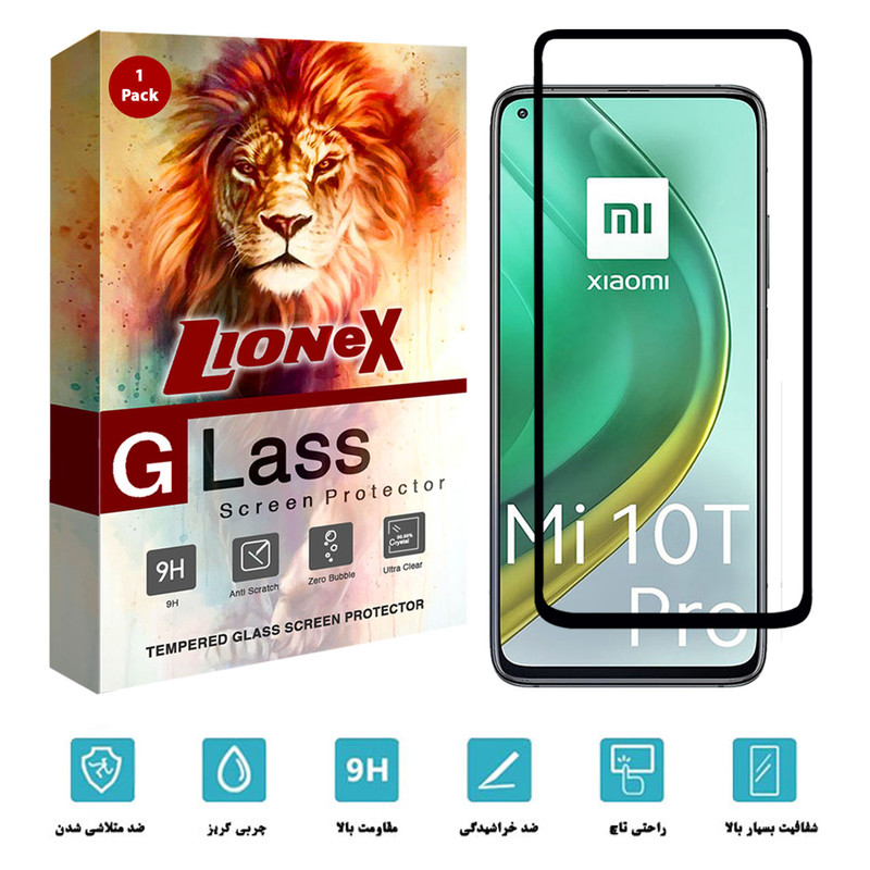 محافظ صفحه نمایش سرامیکی لایونکس مدل CRC-L مناسب برای گوشی موبایل شیائومی Mi 10T Pro