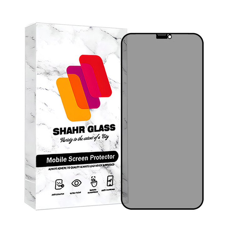 محافظ صفحه نمایش حریم شخصی شهر گلس مدل FULLPRIV مناسب برای گوشی موبایل اپل iPhone 12 Pro Max