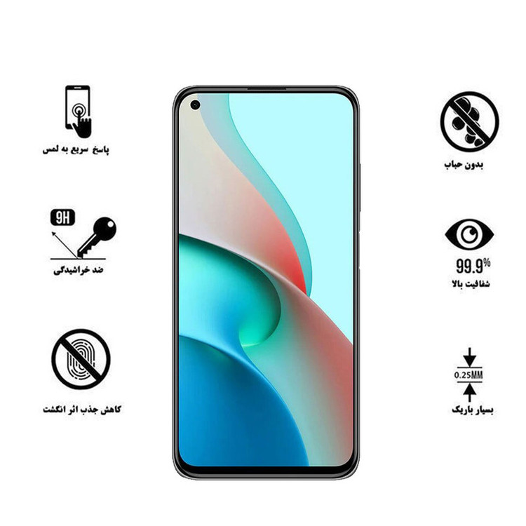محافظ صفحه نمایش لایونکس مدل FUL-L مناسب برای گوشی موبایل شیائومی Redmi Note 9T