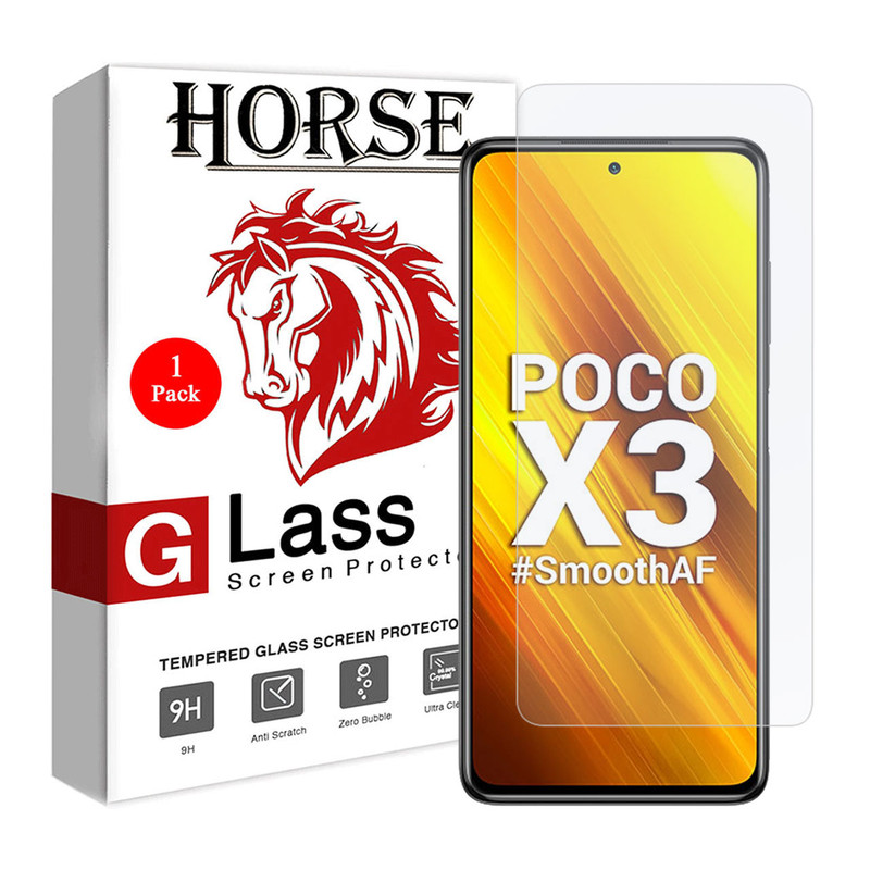 محافظ صفحه نمایش شیشه ای هورس مدل SMP01 مناسب برای گوشی موبایل شیائومی Poco X3