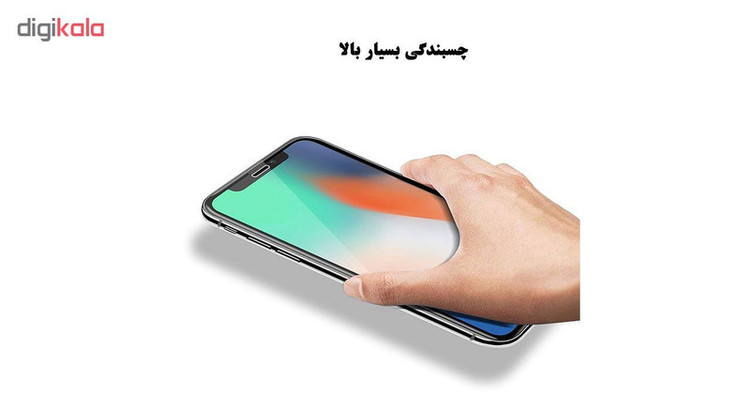 محافظ صفحه نمایش 5D هورس مدل FAG مناسب برای گوشی موبایل اپل iPhone XS Max