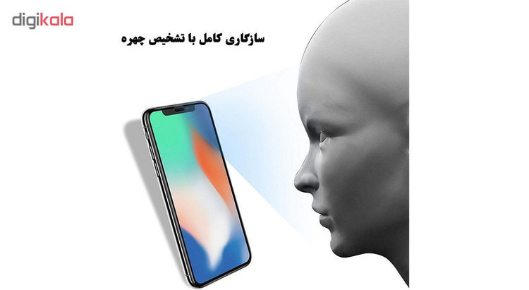 محافظ صفحه نمایش 5D هورس مدل FAG مناسب برای گوشی موبایل اپل iPhone XS Max