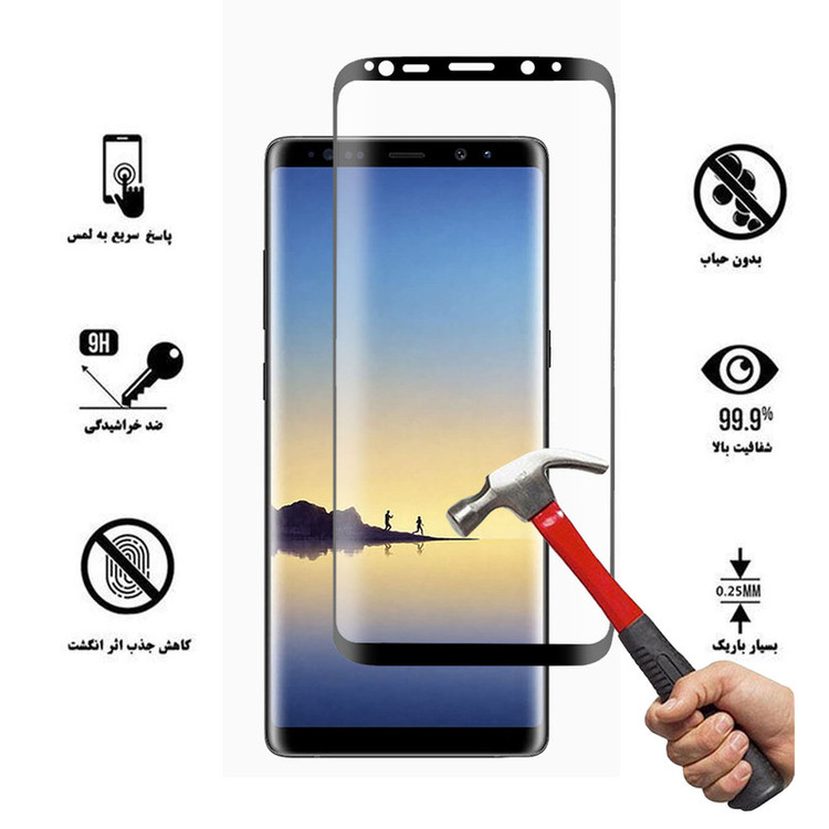 محافظ صفحه نمایش سرامیکی لایونکس مدل CRA مناسب برای گوشی موبایل سامسونگ Galaxy Note8