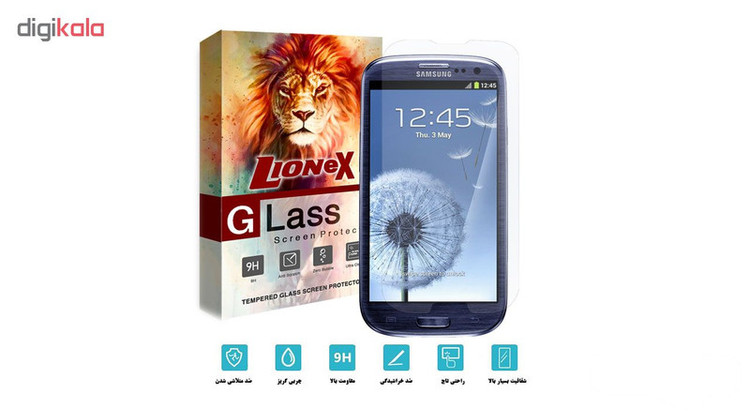 محافظ صفحه نمایش لایونکس مدل UPS مناسب برای گوشی موبایل سامسونگ Galaxy S3