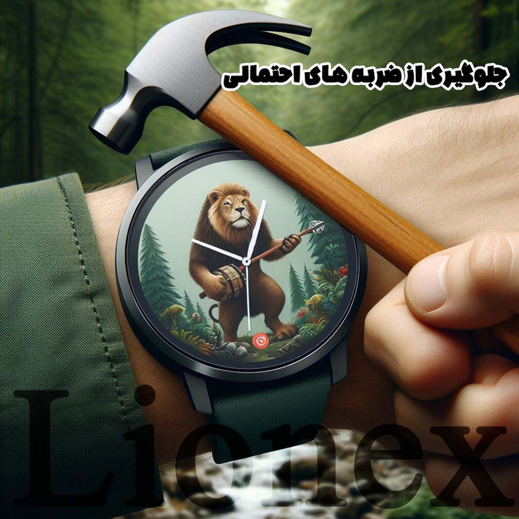 محافظ صفحه نمایش لایونکس مدل WATCHSAFE مناسب برای اپل واچ Watch Ultra 2 49 mm / Apple Watch Ultra 49 mm