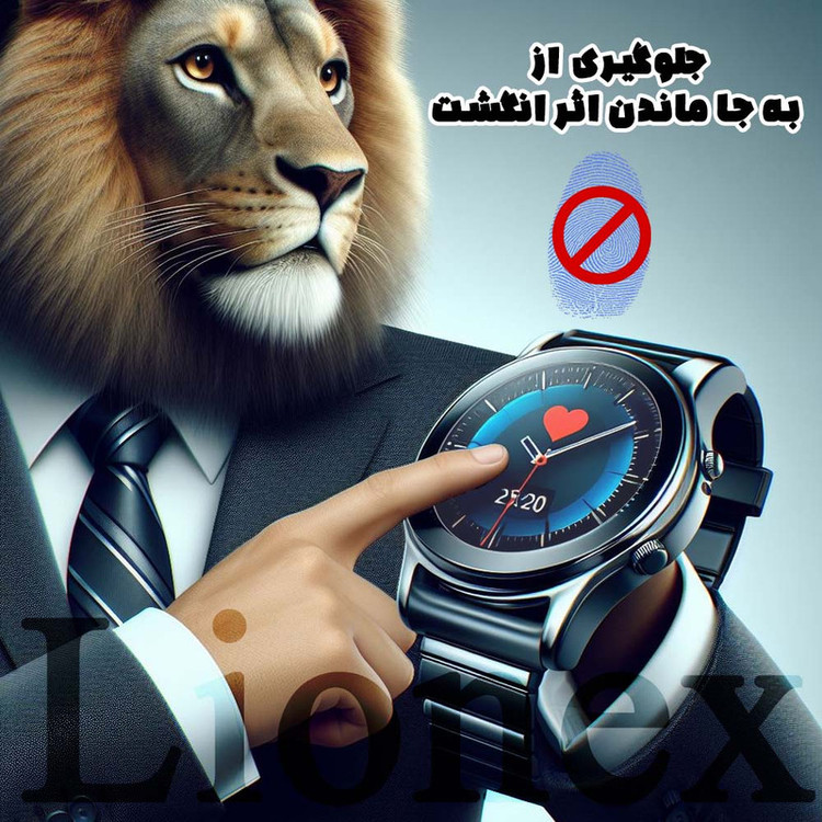 محافظ صفحه نمایش لایونکس مدل WATCHSAFE مناسب برای اپل واچ Watch Ultra 2 49 mm / Apple Watch Ultra 49 mm