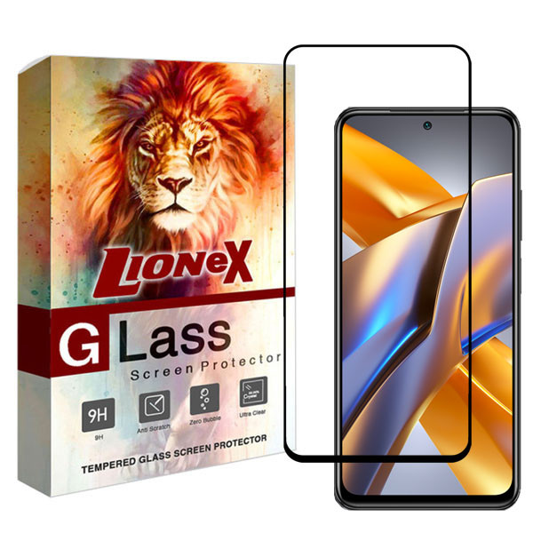 محافظ صفحه نمایش لایونکس مدل FULO مناسب برای گوشی موبایل شیائومی Poco M5s