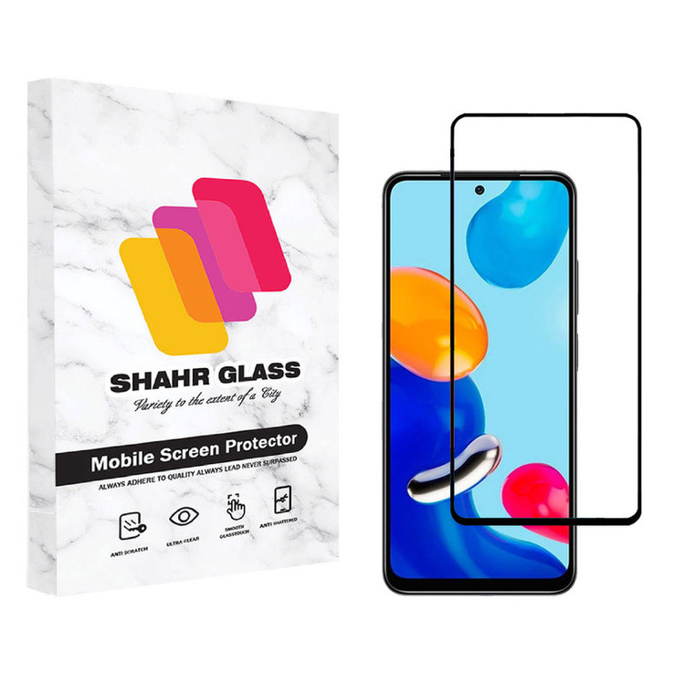 محافظ صفحه نمایش شهر گلس مدل FUL مناسب برای گوشی موبایل شیائومی Redmi Note 11 Pro 4G